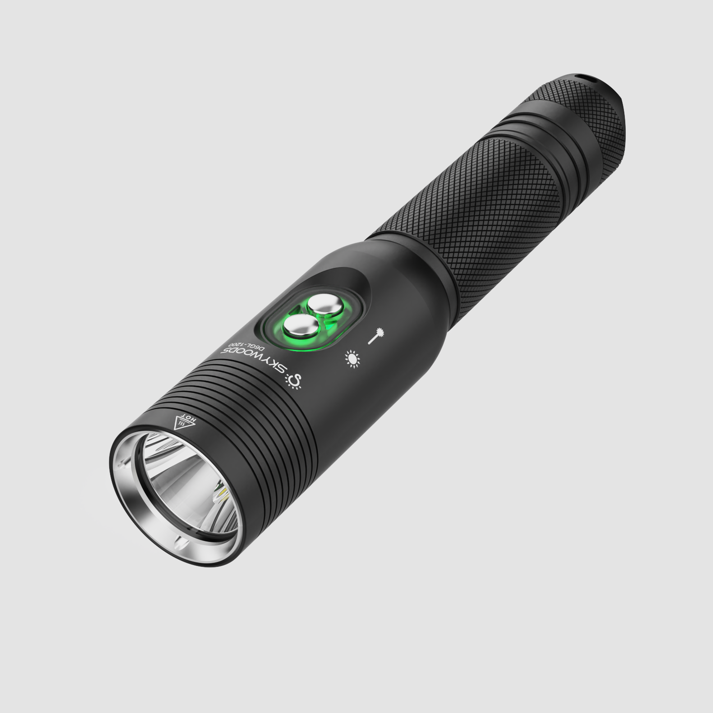 Skywoods D6GL 1200 Lumen Dive Torch with Laser