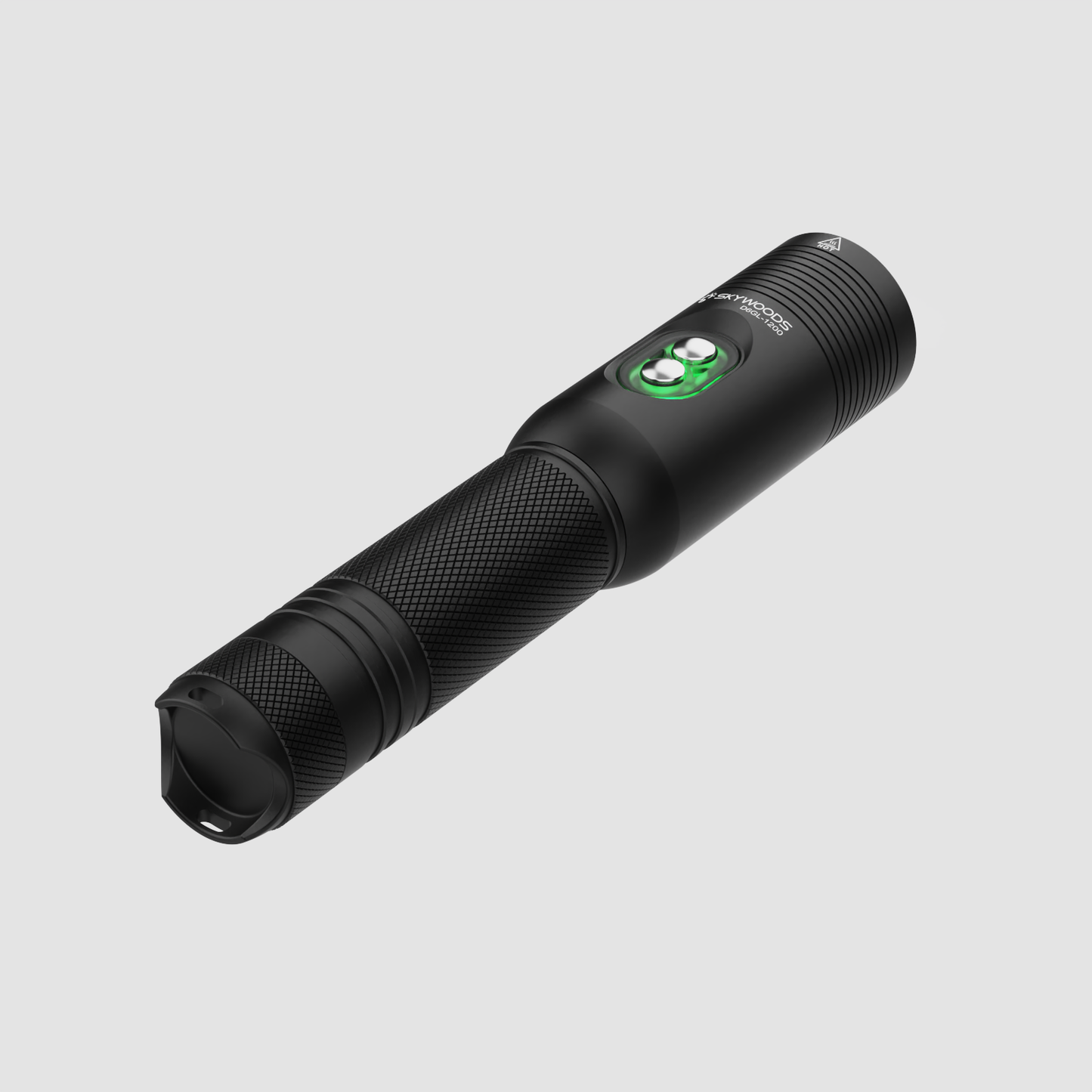 Skywoods D6GL 1200 Lumen Dive Torch with Laser