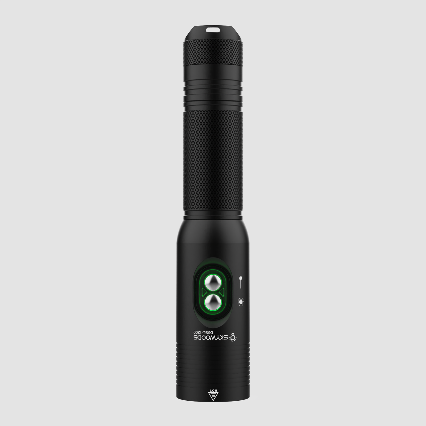 Skywoods D6GL 1200 Lumen Dive Torch with Laser