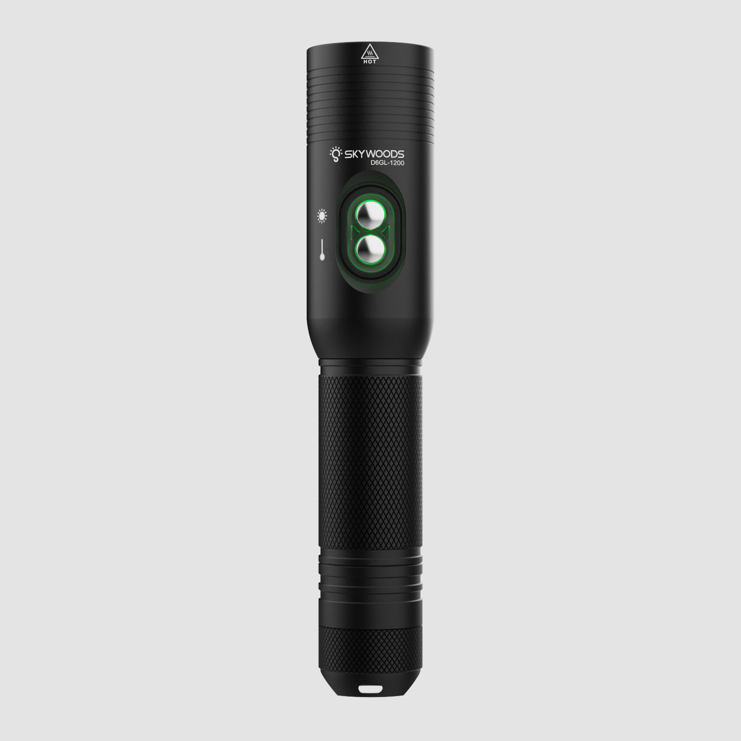 Skywoods D6GL 1200 Lumen Dive Torch with Laser