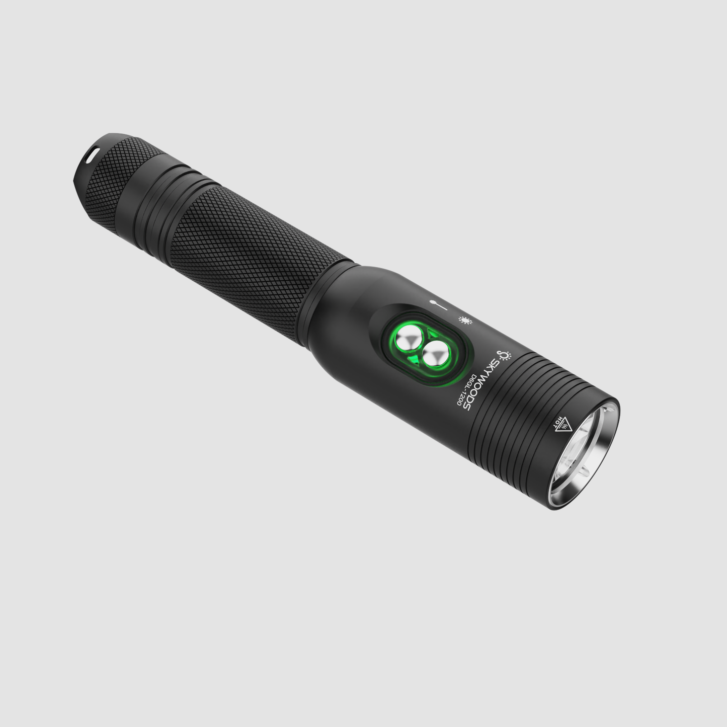 Skywoods D6GL 1200 Lumen Dive Torch with Laser