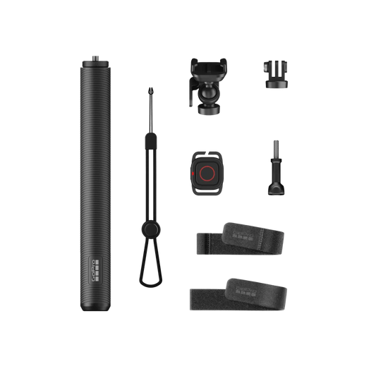 GoPro 1.2m Extension Pole & Waterproof Shutter Remote | Extending Pole & Bluetooth Remote