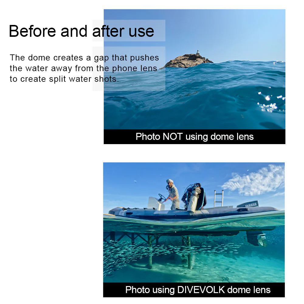 Divevolk Surface Dome Lens
