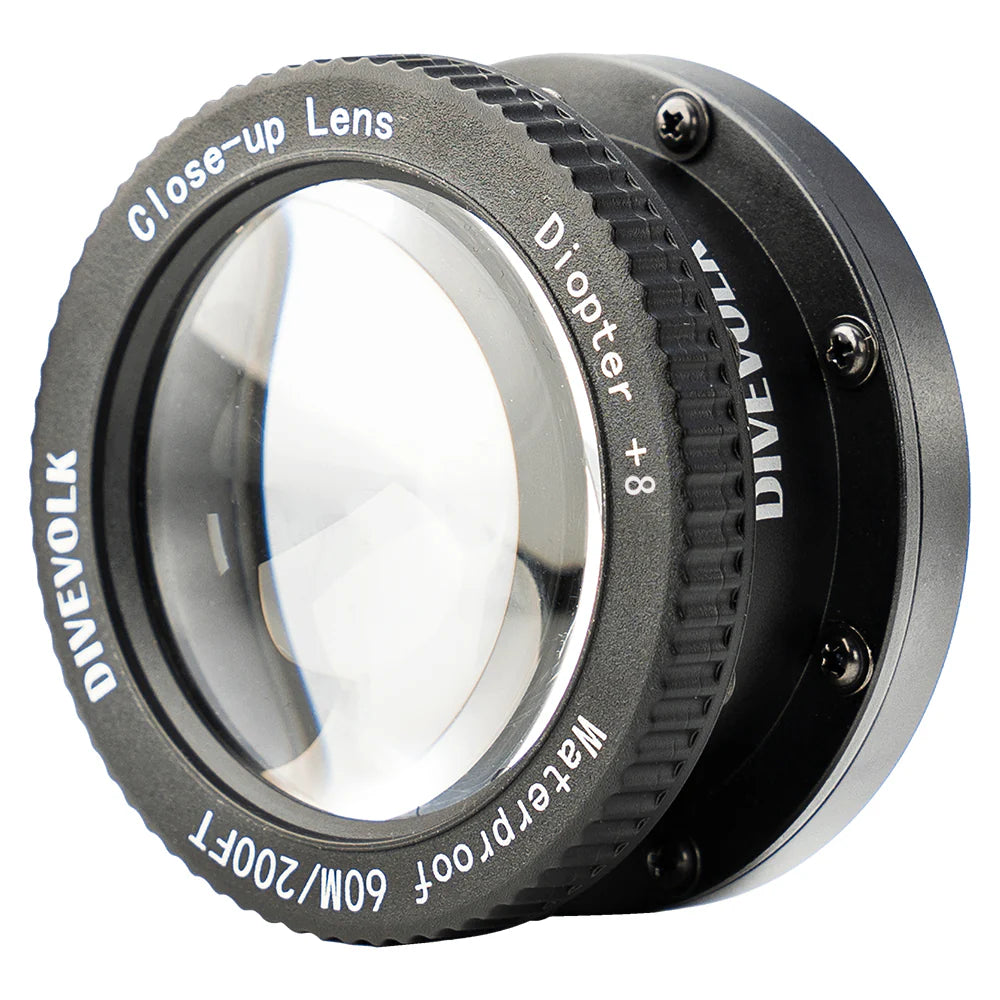 Divevolk Close-Up +8 Diopter Macro Wet Lens
