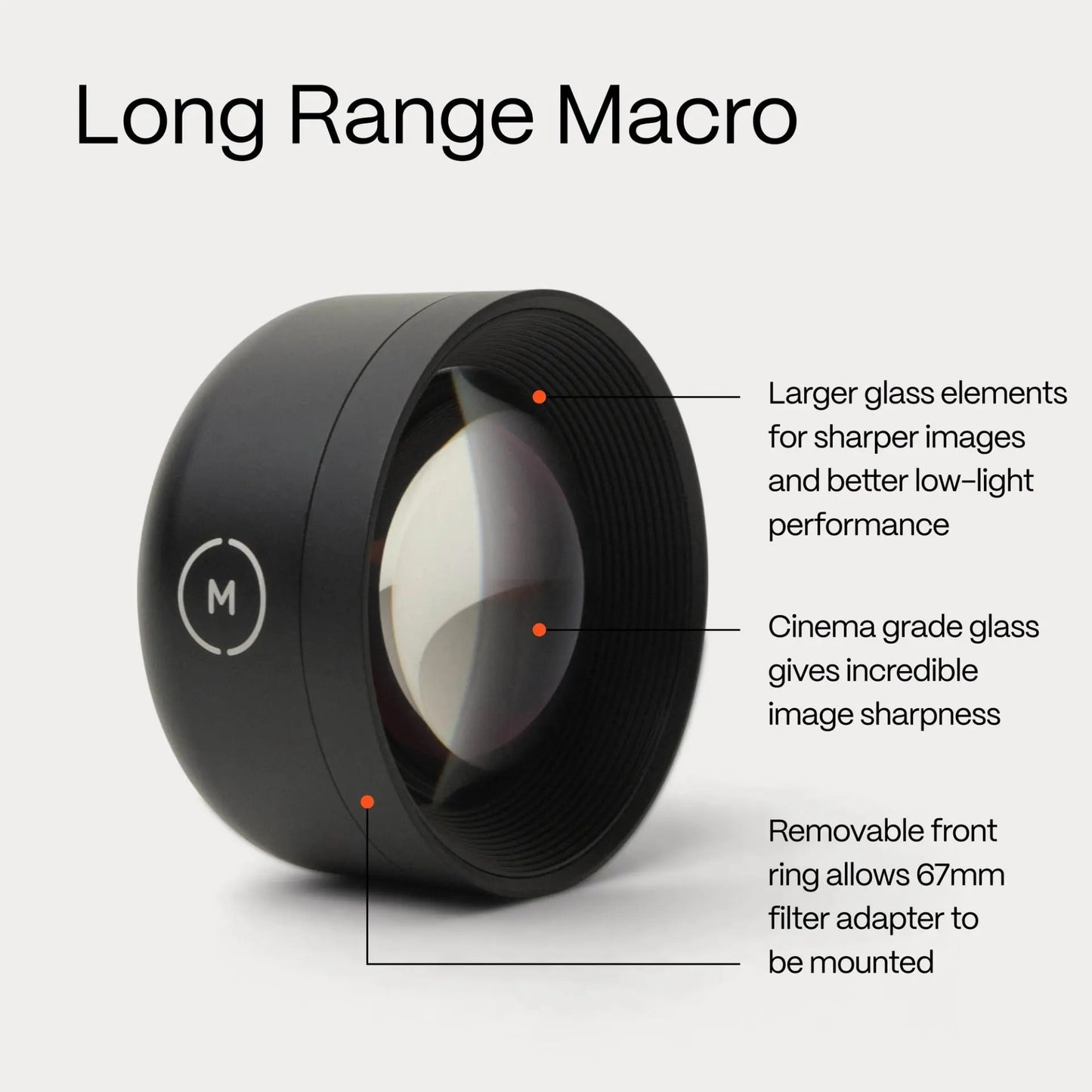 Moment 75mm Macro Mobile Lens | T-Series