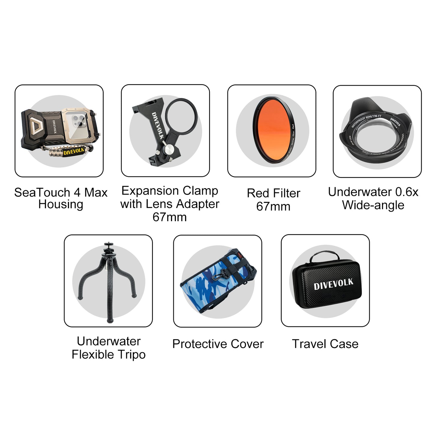 Divevolk SeaTouch 4 Max Plus Tripod Kit