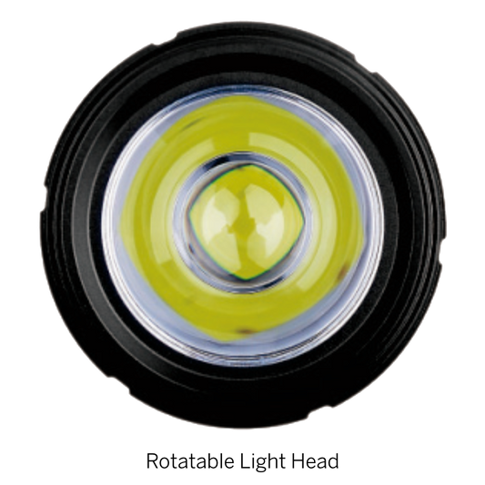 Skywoods D6S Pro 3000 Lumen Zoomable Dive Torch | SCUBA Light