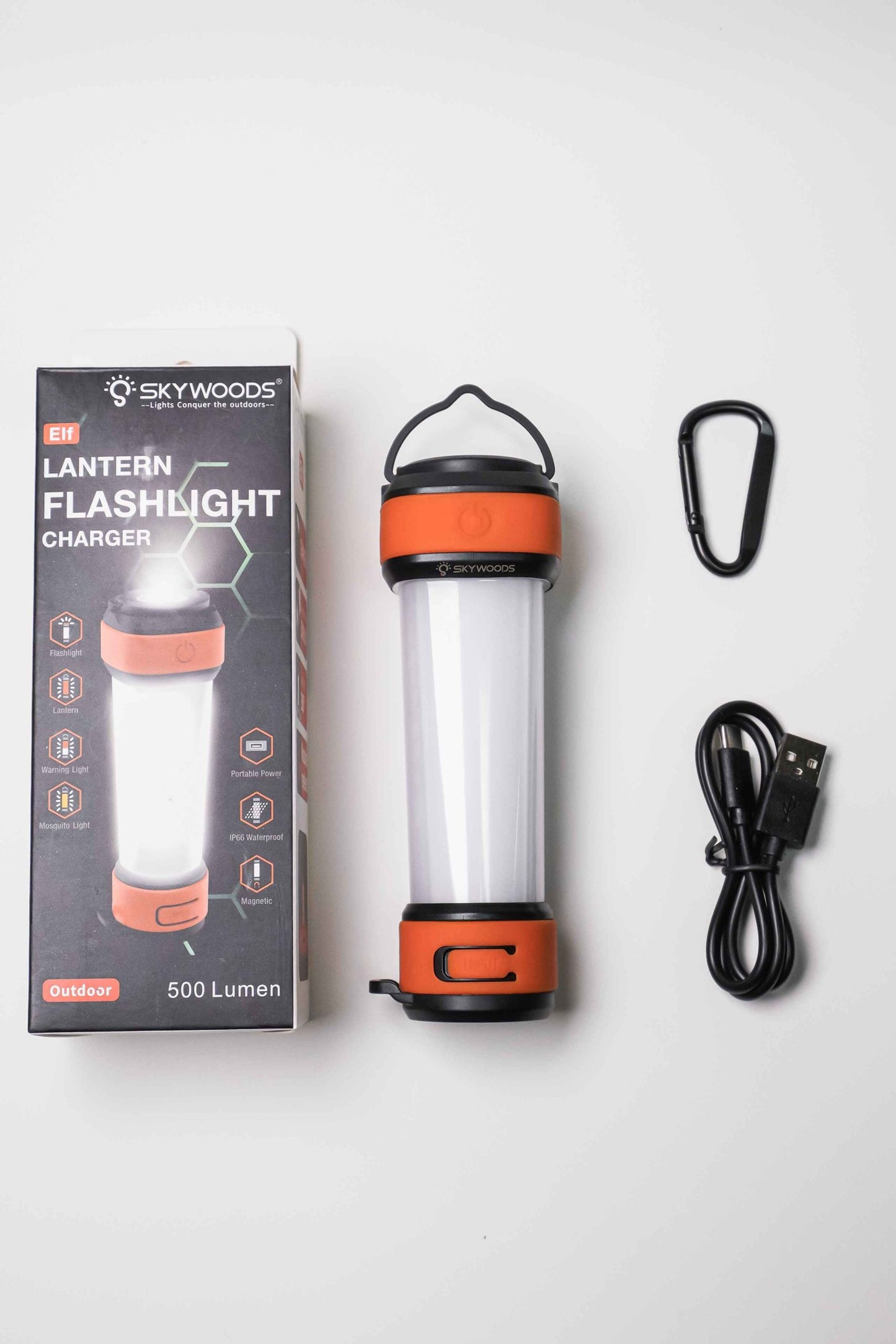 Skywoods Rechargeable Camping Lantern with Mosquito Repel Mode L70931
