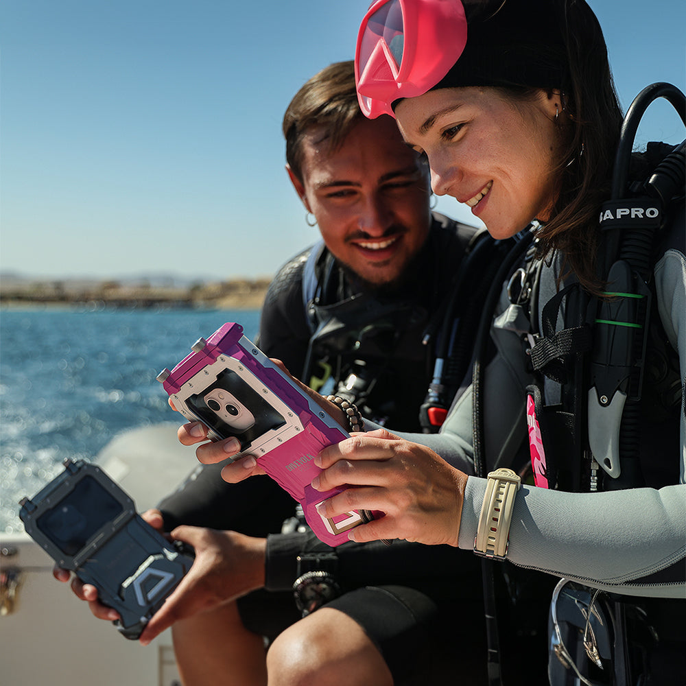 Divevolk SeaTouch 4 Max Plus Pink Underwater Touchscreen Housing