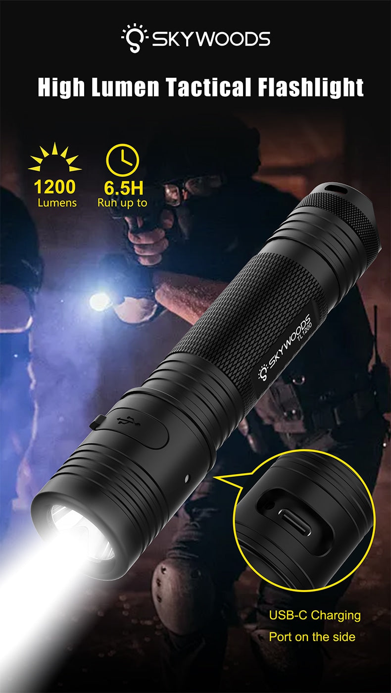 Skywoods 1200 Lumen Tactical Light TL1200