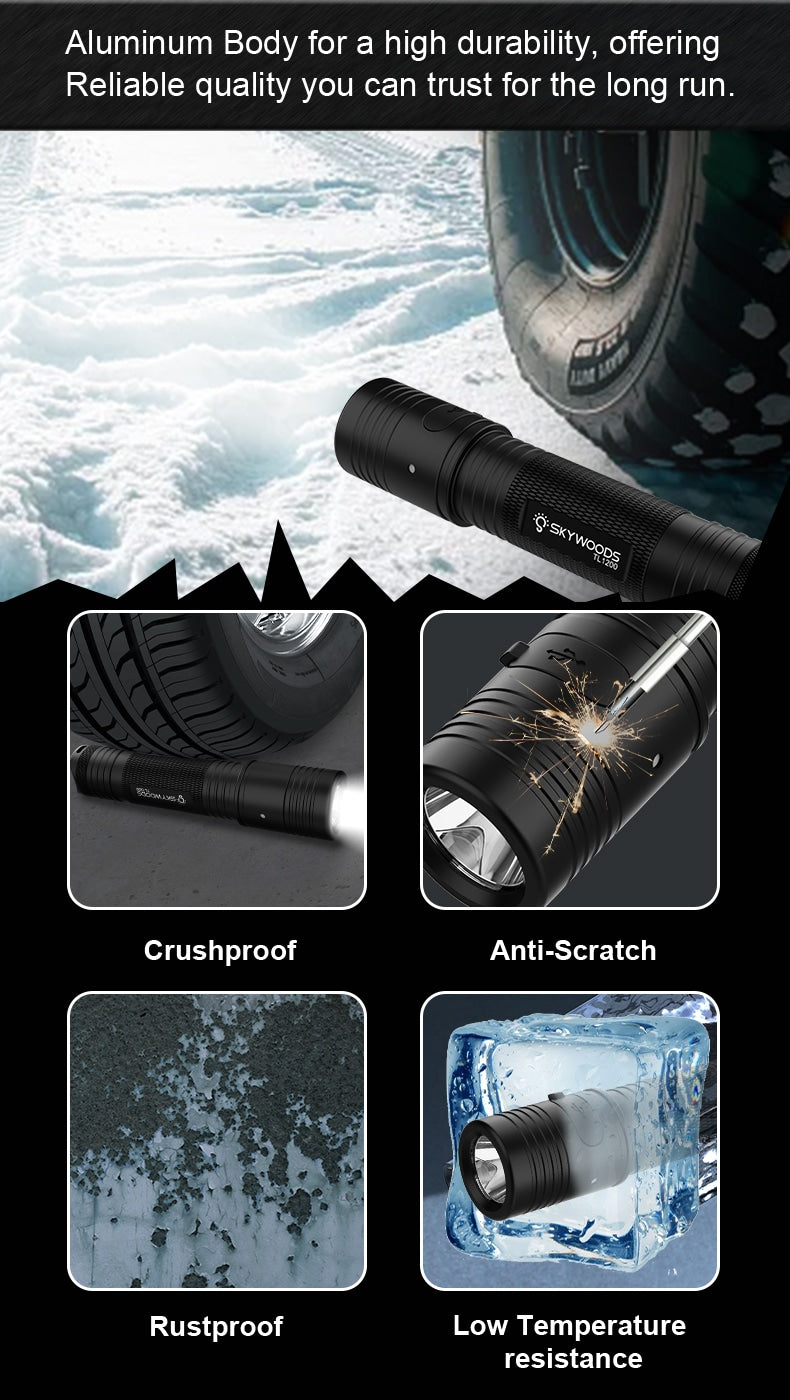 Skywoods 1200 Lumen Tactical Light TL1200