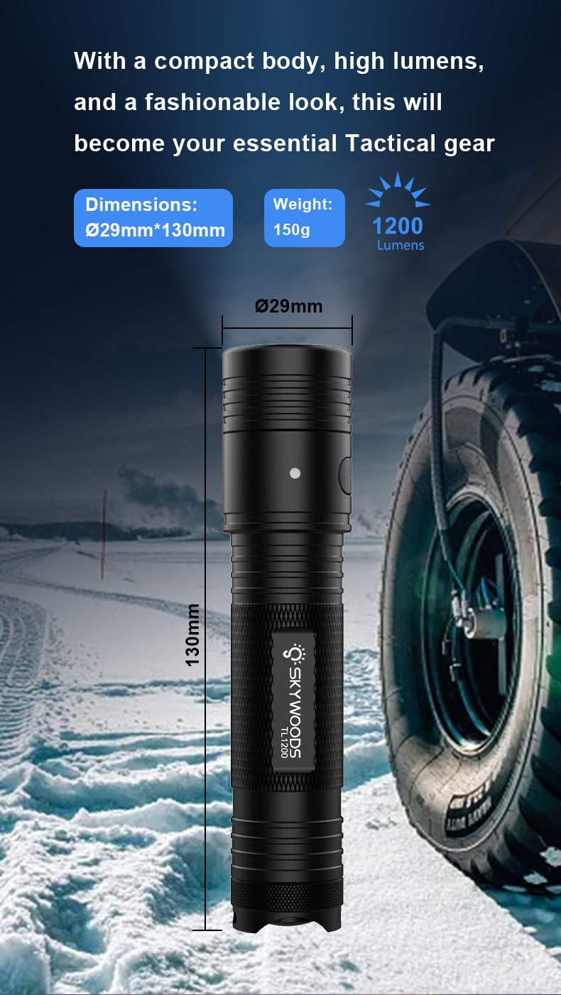Skywoods 1200 Lumen Tactical Light TL1200