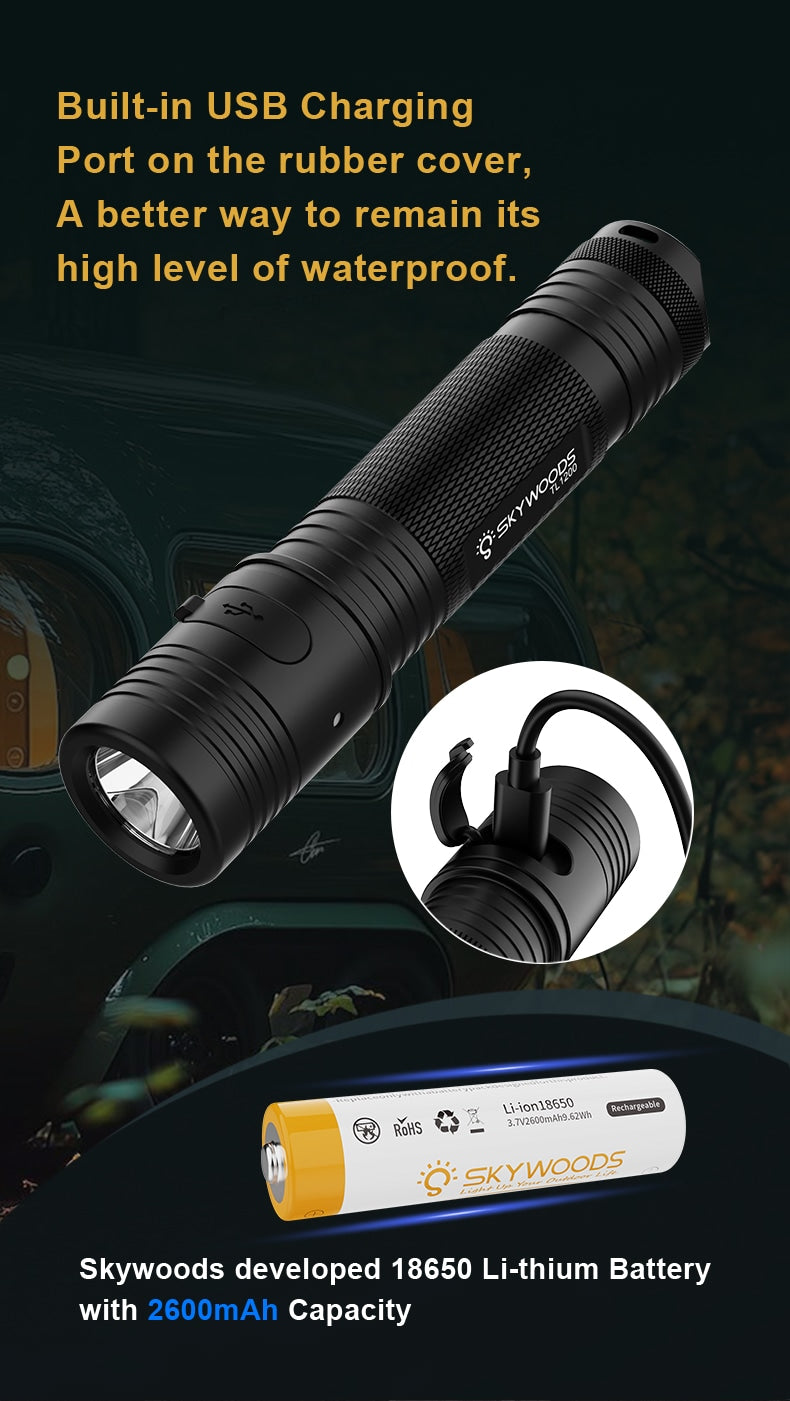 Skywoods 1200 Lumen Tactical Light TL1200