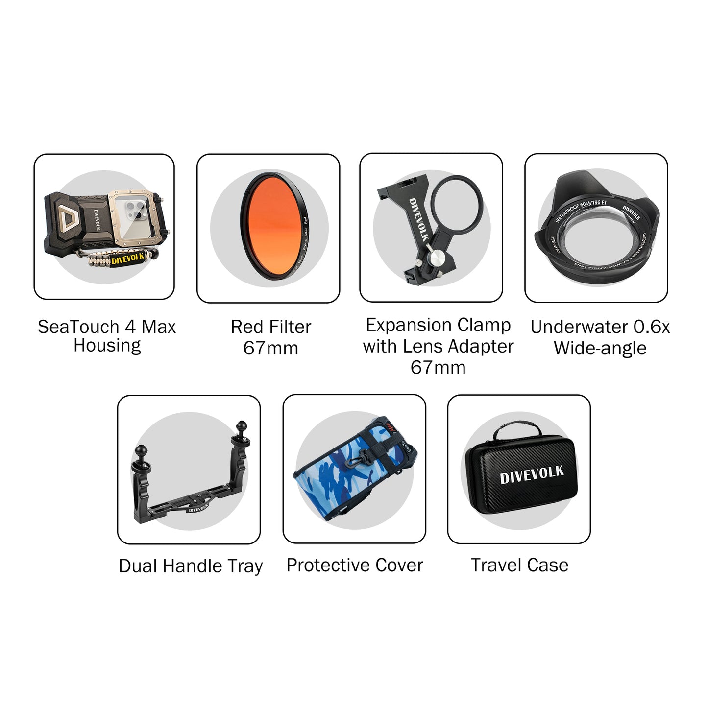 Divevolk SeaTouch 4 Max Plus Videography Kit