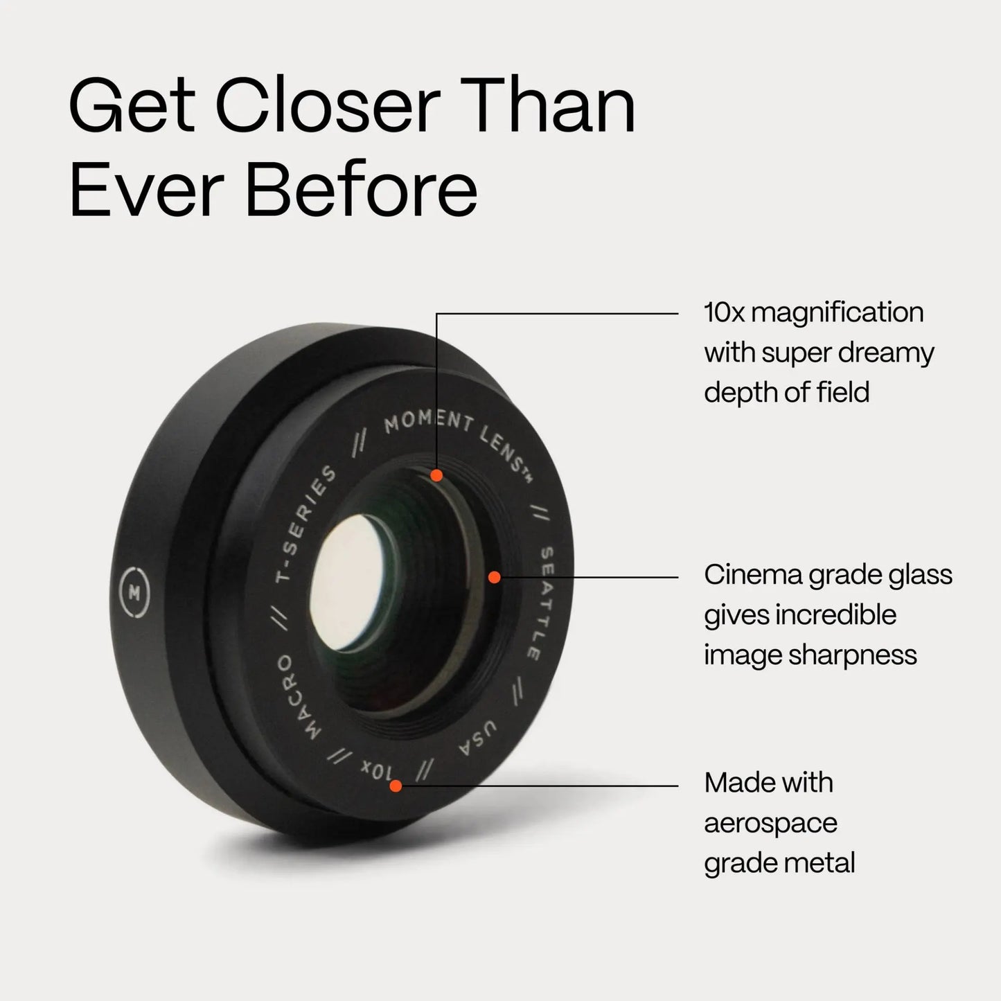 Macro 10x Mobile Lens | T-Series