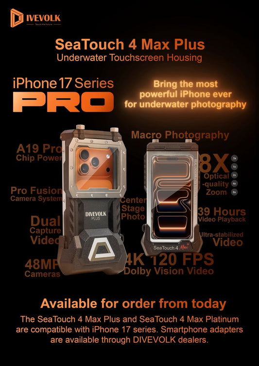 New iPhone 17 Series compatible with Divevolk Housings