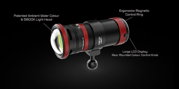 SUBNOX SUB10KEF 10,000 Lumen Pro Video Light - Available Now! - LightBalance Underwater Imaging