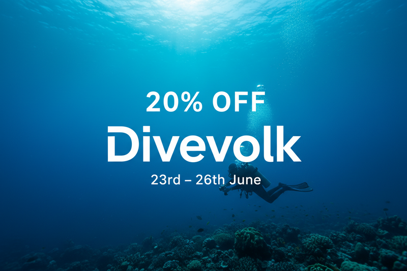 20% OFF Divevolk - 3 Days Only