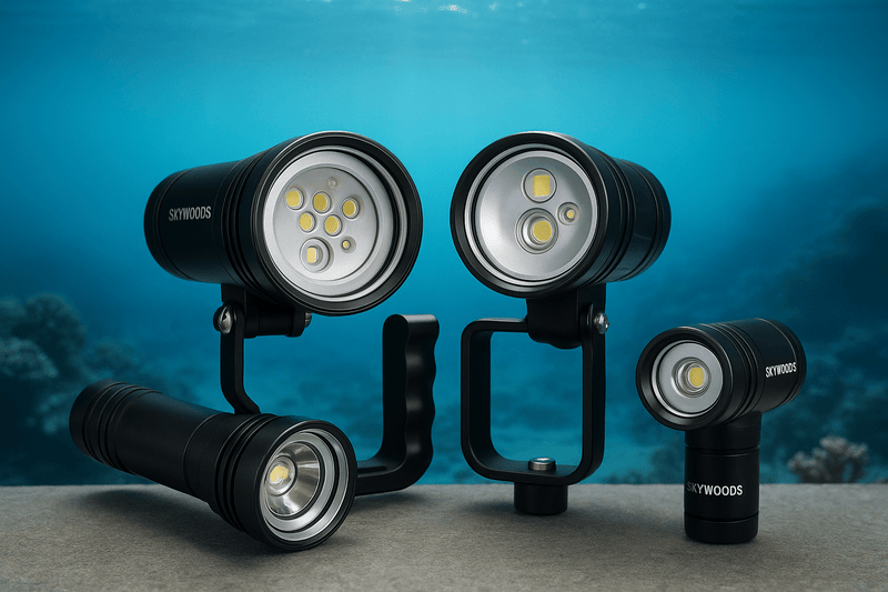 Skywoods Dive | Underwater Torches and Video Lights - LightBalance Underwater Imaging