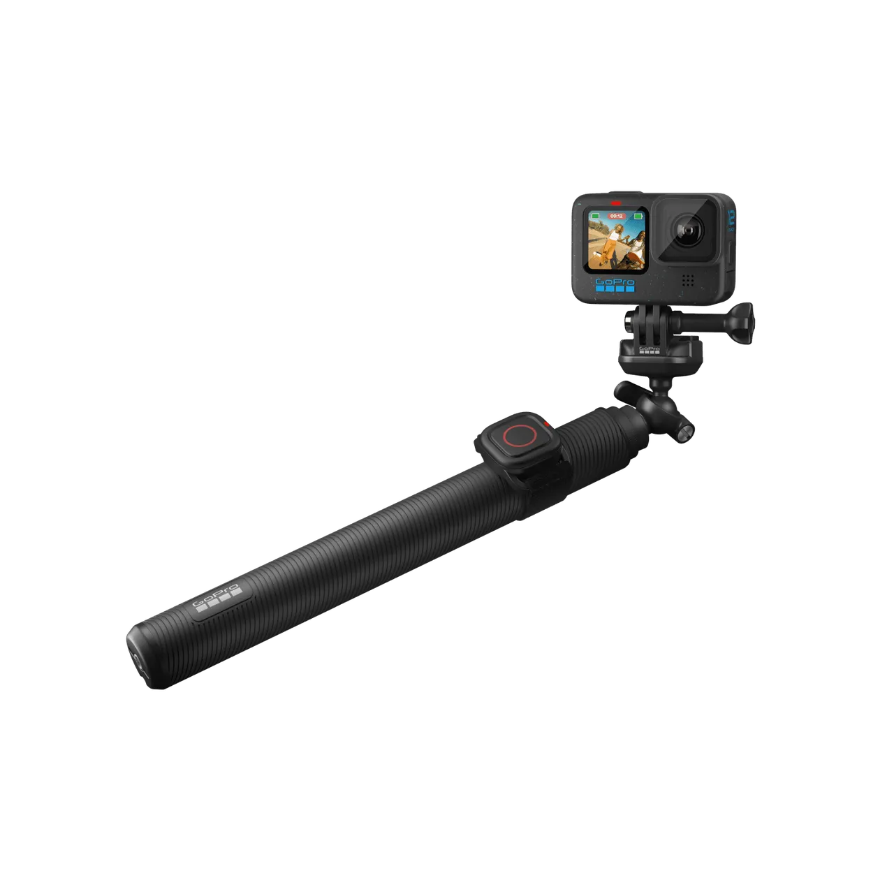GoPro 1.2m Extension Pole & Waterproof Shutter Remote | Extending Pole & Bluetooth Remote
