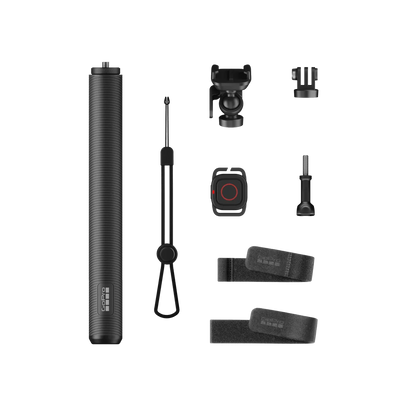 GoPro 1.2m Extension Pole & Waterproof Shutter Remote | Extending Pole & Bluetooth Remote