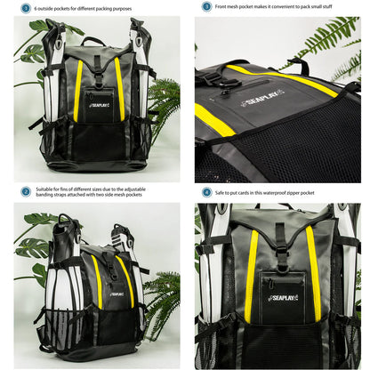 SEAPLAY 70L Mesh Backpack