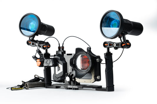 Divevolk SeaTouch 4 Max Plus 2x 12,000 Lumen PRO Deep Dive Kit