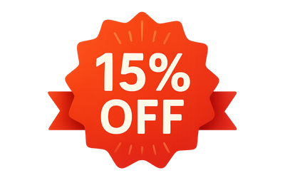 15% off sale badge png