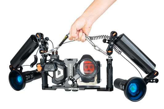 Divevolk SeaTouch 4 Max Plus 2x 12,000 Lumen SL120 PRO Almighty Kit