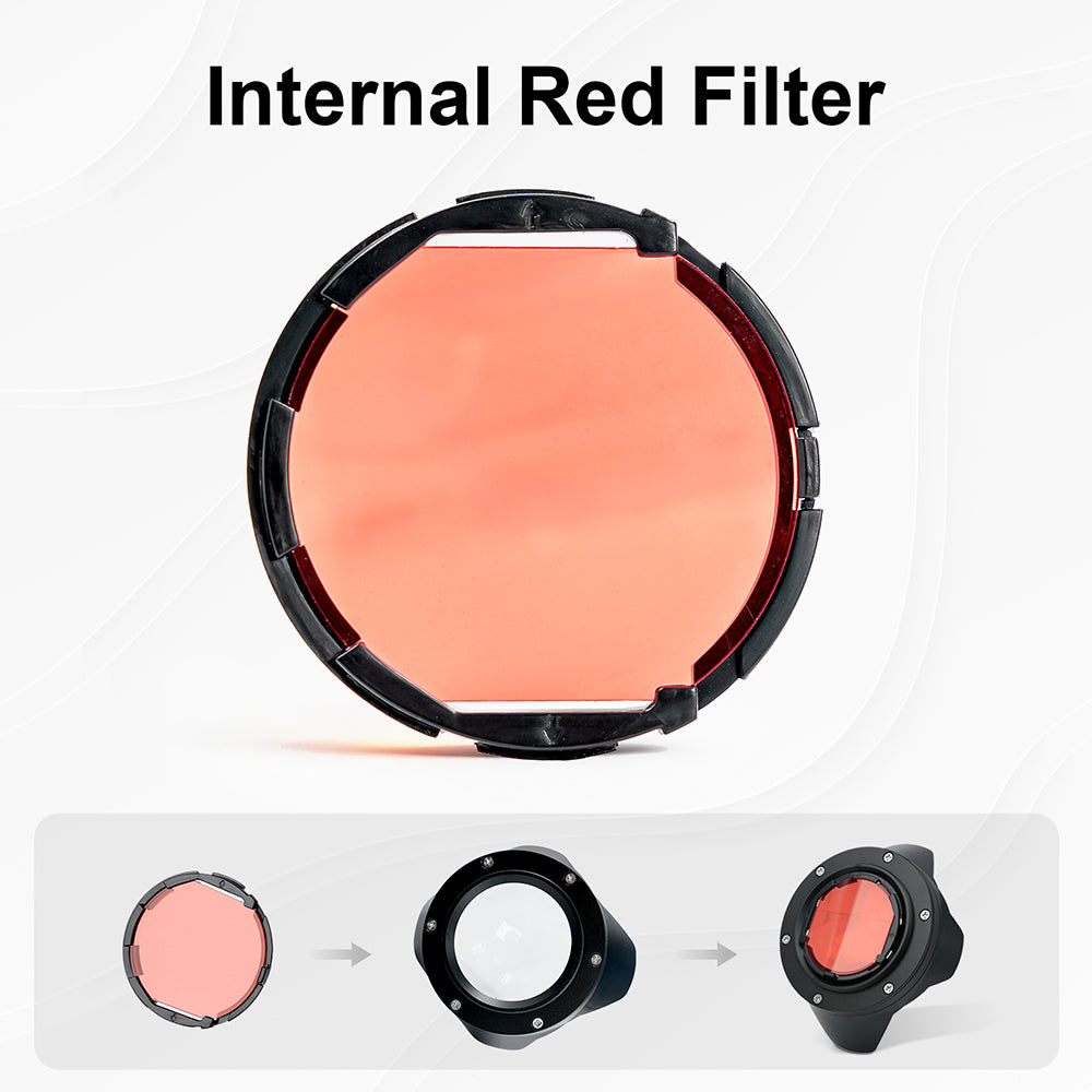 Divevolk Internal Red Filter for Wide angle convesion lens