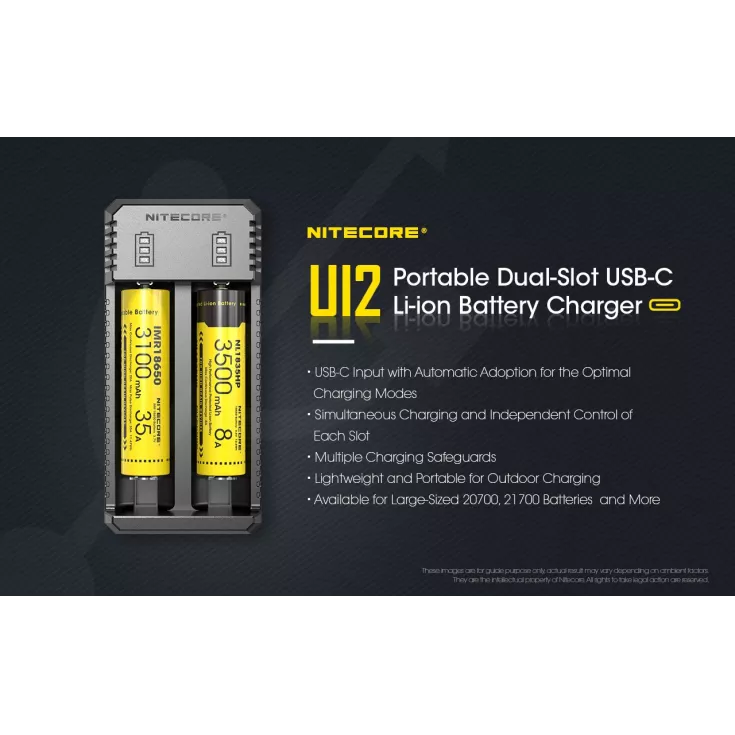 Nitecore Ui2 Double Bay USB-C Charger