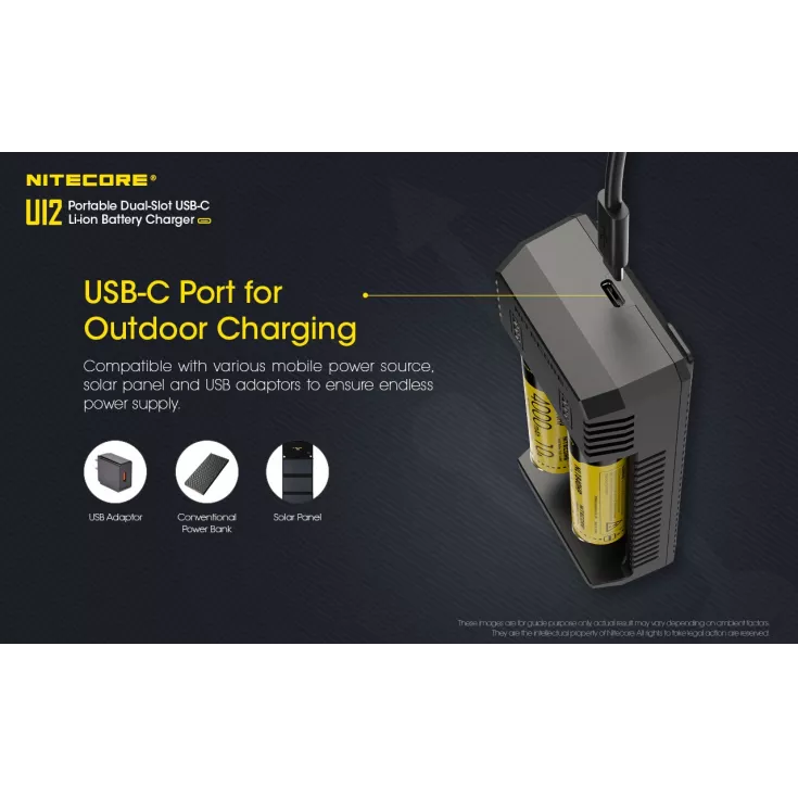 Nitecore Ui2 Double Bay USB-C Charger