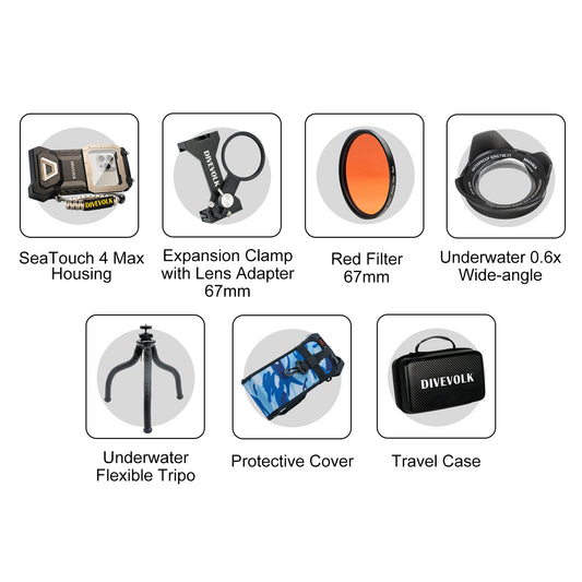 Divevolk SeaTouch 4 Max Plus Tripod Kit