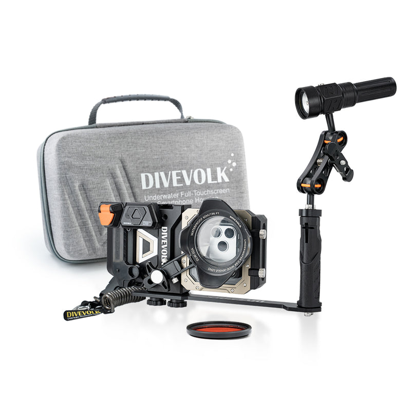 Divevolk SeaTouch 6 Pro 2000 Lumen Creator SL20 Kit