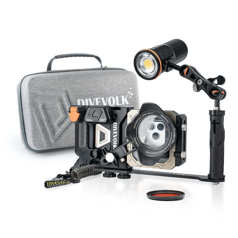 Divevolk SeaTouch 6 Pro 5000 Lumen Creator SL50 Kit
