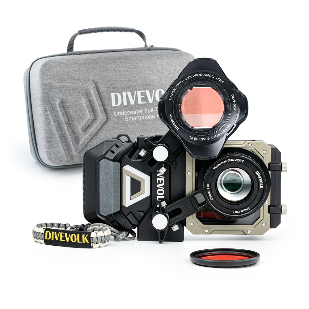 Divevolk SeaTouch 6 Pro Dual Lens Kit