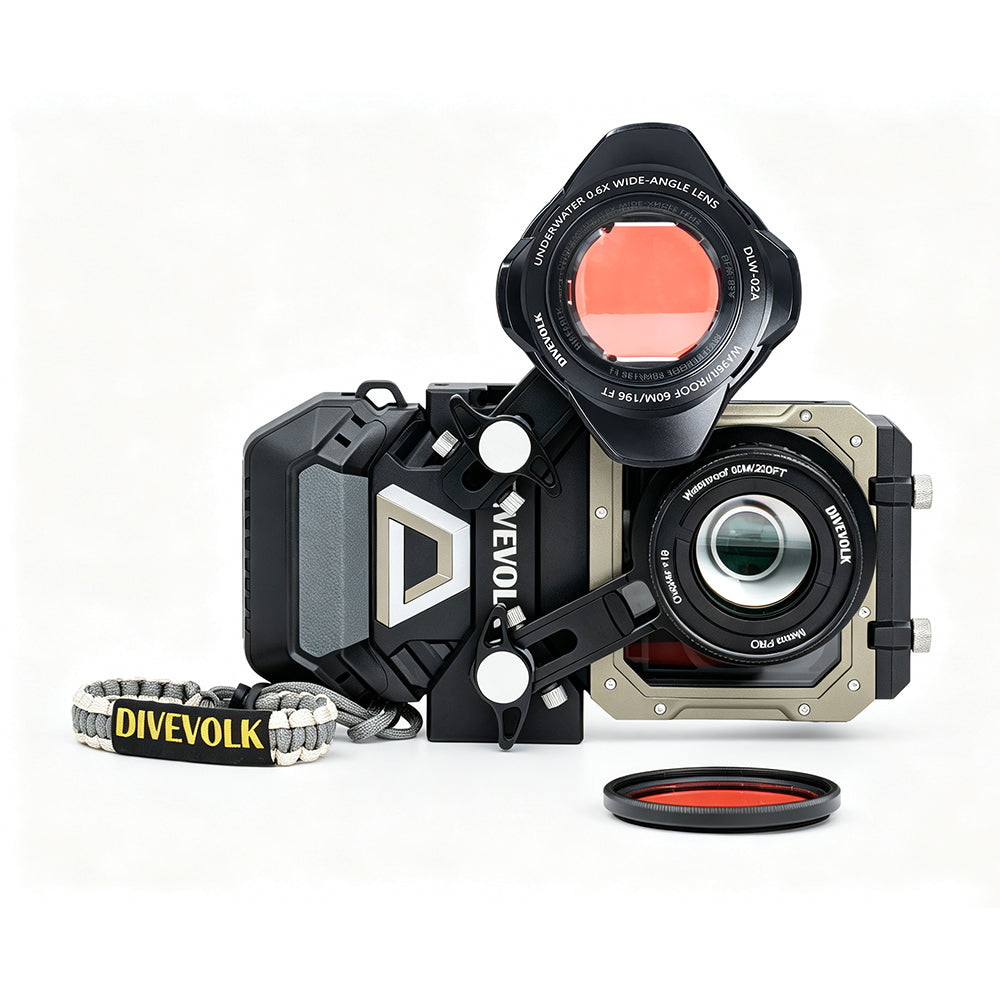 Divevolk SeaTouch 6 Pro Dual Lens Kit