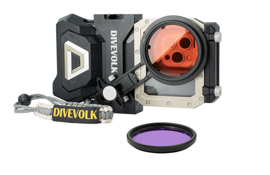 Divevolk SeaTouch 4 Max Plus Filters Kit Smartphone Dive Housing