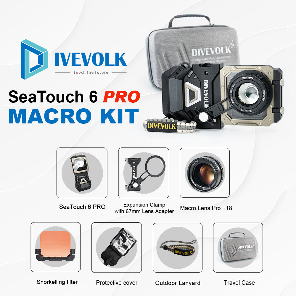 Divevolk SeaTouch 6 Pro Macro Kit