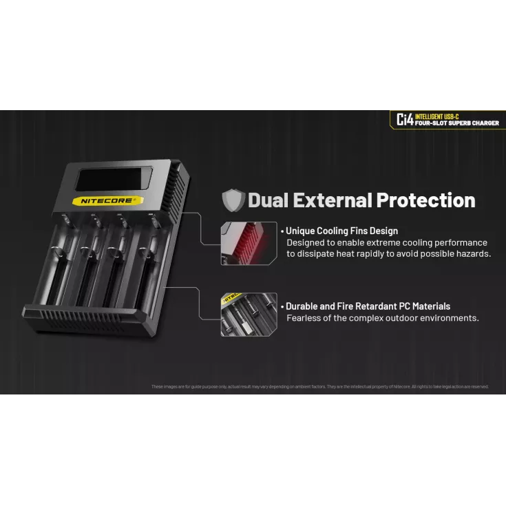 Nitecore Ci4 4-Bay USB-C Charger