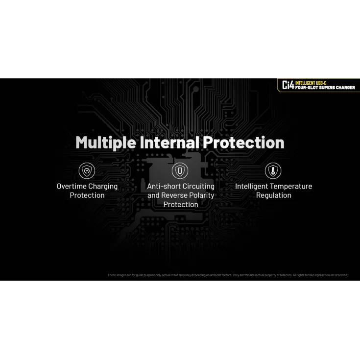 Nitecore Ci4 4-Bay USB-C Charger