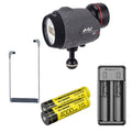 AOI Q1iS Ultra Compact Strobe Bundle with Cable & Batteries