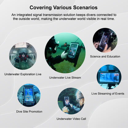 Divevolk SeaLink Underwater Smartphone Data Transmitter