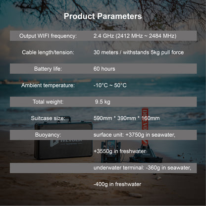 Divevolk SeaLink Underwater Smartphone Data Transmitter