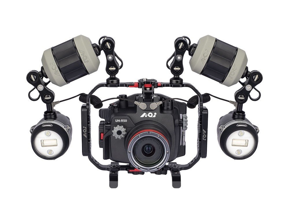 AOI Canon R50 Passion Combo 60 Meter Underwater Housing UH-R50 & Light Package