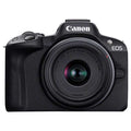Canon EOS R50 Camera Black with RF-S 18-45mm Lens Kit