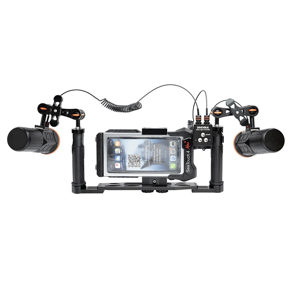 Divevolk Dual Handle Tray for Smartphone Housings (New Version)