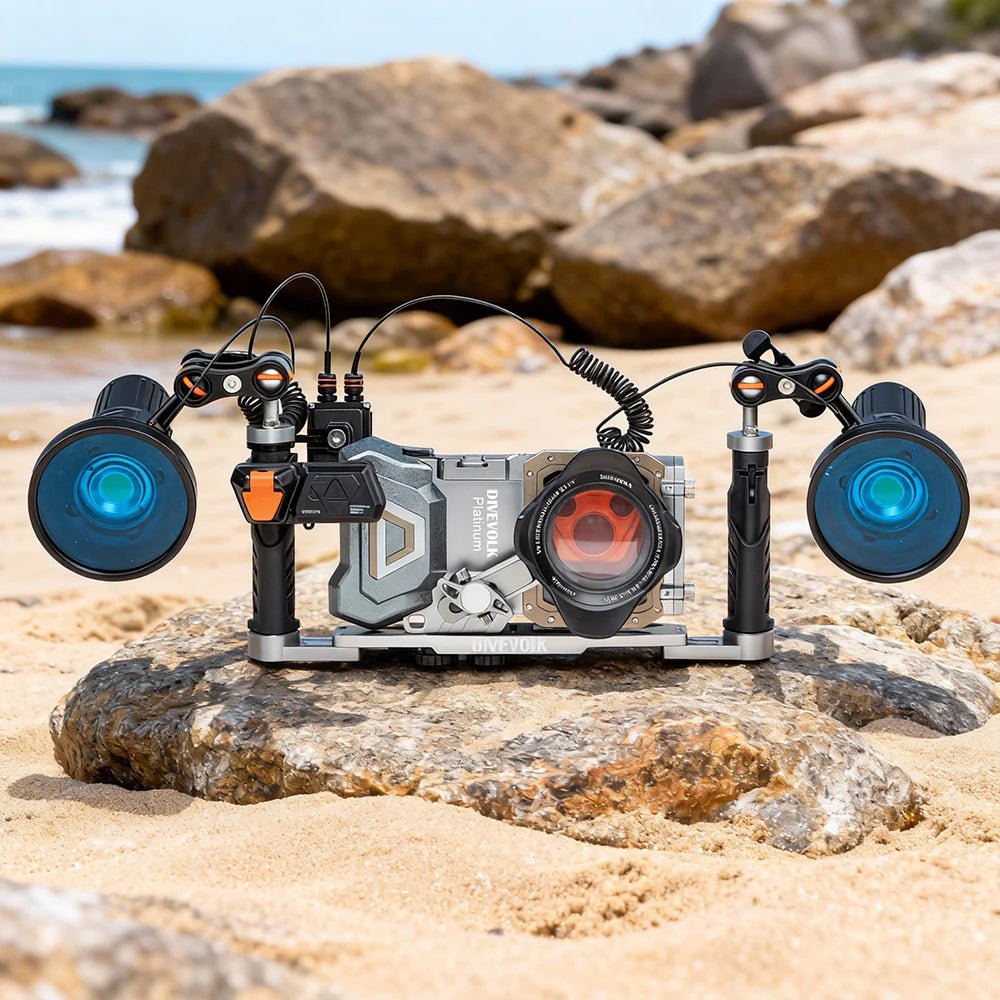 Divevolk Dual Handle Tray for Smartphone Housings (New Version)