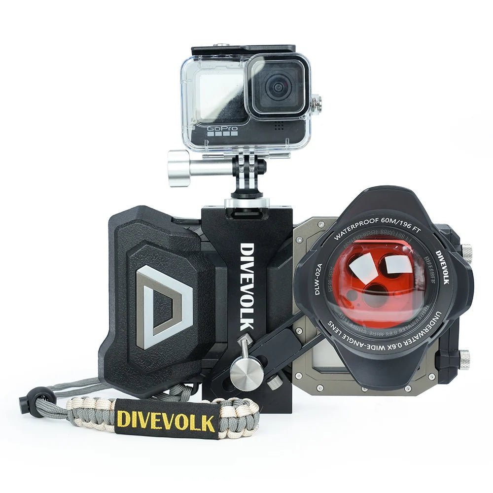 Divevolk Expansion Clamp with 67mm Lens Adapter for SeaTouch 6 Pro