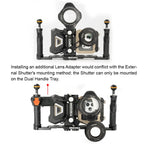 Divevolk Expansion Clamp with 67mm Lens Adapter for SeaTouch 6 Pro